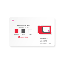 Gen Mobile PrePaid SIM 5G Card - (TMO)